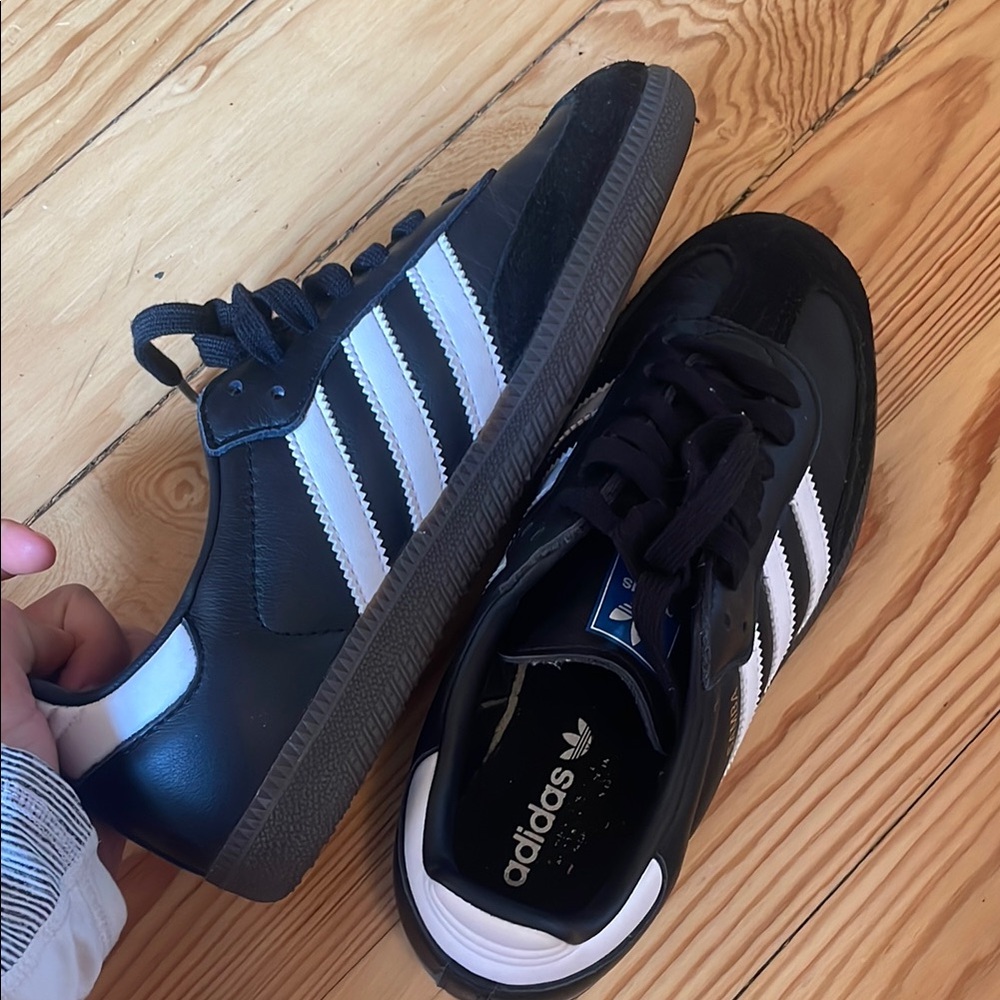 Adidas Black and White Sneakers